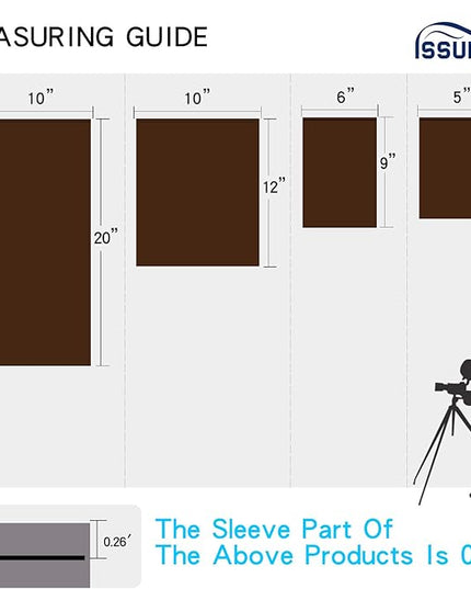 ISSUNTEX 5X7 ft/1.5X2.1 Meters Brown Background Photo Backdrop, Photo Studio, Collapsible High Density Screen for Video Photography and Television