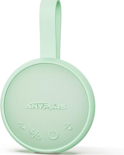 White Noise Sound Machine, Portable Sound Machine for Sleeping Adults & Baby, with Bluetooth 5.1/24 Soothing Sounds/Battery Powered/3 Timer Memory Function for Office/Bedroom/Travel（Green）
