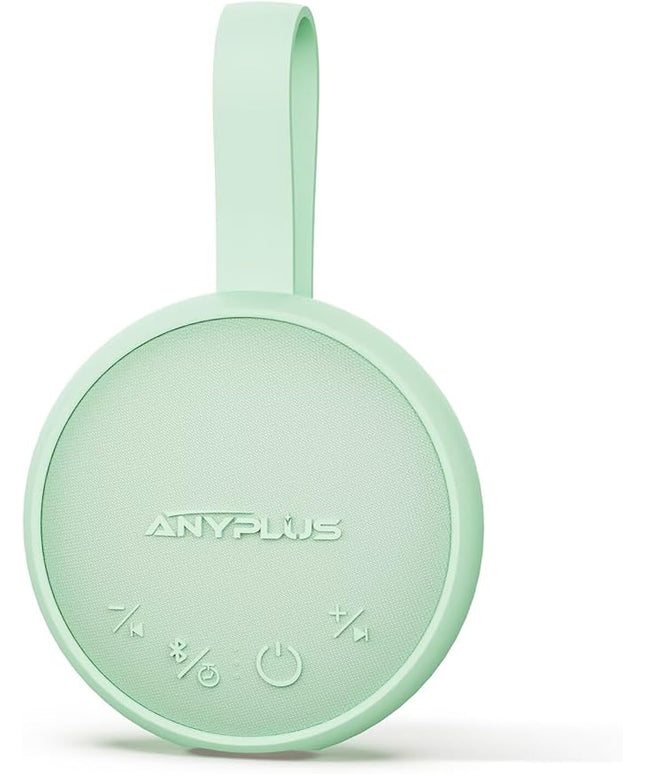 White Noise Sound Machine, Portable Sound Machine for Sleeping Adults & Baby, with Bluetooth 5.1/24 Soothing Sounds/Battery Powered/3 Timer Memory Function for Office/Bedroom/Travel（Green）