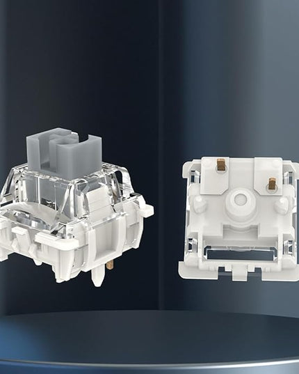 Gateron G Pro 3.0 Silvery Switch, Suitable for Mechanical Keyboards, 5-pin Linear/pre Lubricated/pin Enhanced Switch Compatible with PCB hot swapping (110)