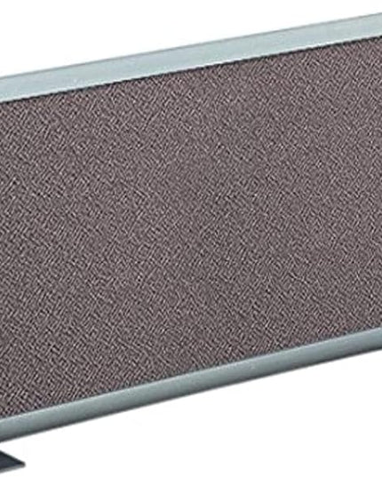 OBEX Acoustical Free Standing Privacy Screen, Cubicle Accessories Desk Privacy Panel, Desk Dividers for Office, Office Furniture Partitions Portable Sound Proof Dividers, 12" x 24", Slate