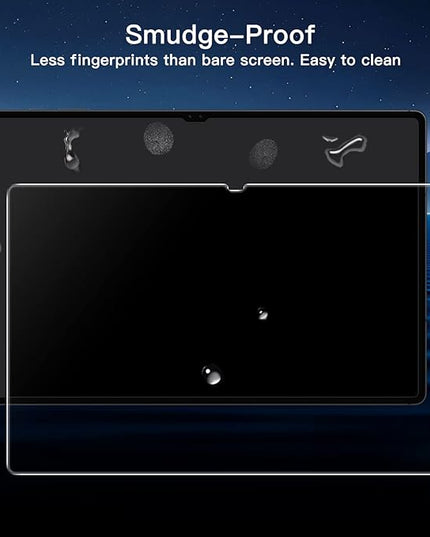 JETech Screen Protector for Samsung Galaxy Tab S8 Ultra (14.6-Inch, 2022 Model, SM-X900/SM-X906) with Easy Installation Frame, Tempered Glass Film, HD Clear, 2-Pack