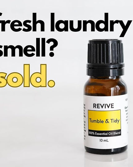 Tumble & Tidy Essential Oil Blend by Revive Essential Oils - 100% Pure Therapeutic Grade, for Diffuser, Humidifier, Massage, Aromatherapy, Skin & Hair Care