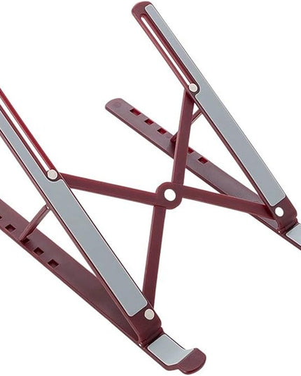 Vryxq Ergonomic Foldable Laptop Stand Portable Desktop Stand Adjustable 6 Gear Vertical Saving Dock for Tablet Foldable Holder