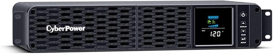 CyberPower CP2000PFCRM2U PFC Sinewave UPS Battery Backup and Surge Protector, 2000VA/1200W, 8 Outlets, AVR, Short Depth 2U Rackmount, UL Certified