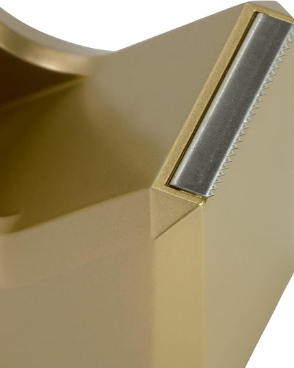 JAM PAPER Colorful Desk Tape Dispensers - Gold - Sold Individually
