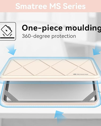 Smatree MS23T Hard EVA Protective Sleeve with Stand Compatible for 12 inch Lenovo ThinkPad X12 Gen 2 Detachable, for 13.3 inch Lenovo ThinkPad Z13 Gen 2/1 Notebook Bag,White