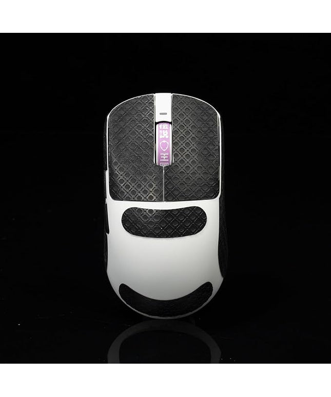 Gamer Mouse Grip Tape Sticker for VGN Dragonfly R1 Pro MAX VXE Non Slip Suck Sweat Pre Cut Easy Install Black Thin 0.3mm