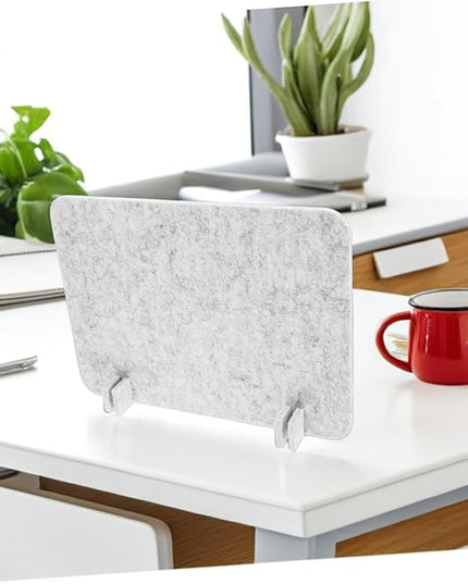 2pcs Felt Desk Divider Panel Soundproof for Office Student Desks Easy to Clean Material Quick Installation