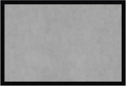 Amanti Art Black Framed Magnetic Board 17x25 Medium Vision Board for use with Magnets, 100% Metal Sheet to Display Items as Office Decor or for Home Organization in mudroom, Kitchen or Kids Room