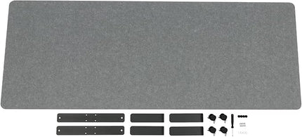 Polyester Desk Dividers, Soundproof Room Divider Office Furniture Partitions, Privacy Desk Panel with Wheels & Screwdriver, Stand Up Freestanding Desk Privacy Panel for Office Classroom(24" x 66")