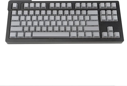 mintcaps PBT Gray Keycaps Cherry Profile DYE-Sub Custom Minimalist Key Caps for 60% 65% 75% 80% Cherry Gateron MX Switches Mechanical Keyboards (107Keys Keycaps)