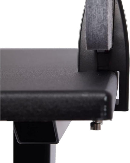 Stand Up Desk Store ReFocus Raw Clamp-On Acoustic Desk Divider Mounted Privacy Panel to Reduce Noise and Visual Distractions (Castle Gray, 23.6" x 16")