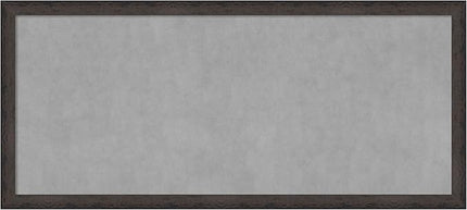 Amanti Art Black Framed Magnetic Board 23x51 Oversize Vision Board for use with Magnets, 100% Metal Sheet to Display Items as Office Decor or for Home Organization in mudroom, Kitchen or Kids Room