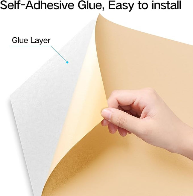 12 Pack Self-Adhesive Acoustic Panels 12" X 10" X 0.4" - Sound Proof Foam Panels with High Density, Stylish Y-Lined Design, Flame Resistant, Absorb Noise and Eliminate Echoes(White)