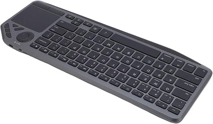 Qudinip Wireless Touch Keyboard, Multi Device Connection 2.4G Dual Mode with 7 Color Backlight Touchpad Multimedia Hotkey, for Laptop Tablet