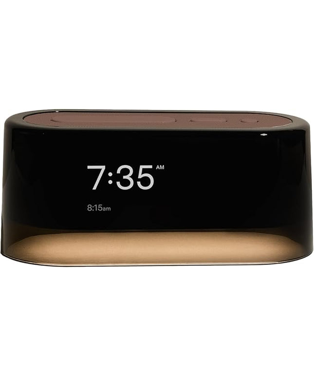 Loftie Alarm Clock with Sound Machine – Smart Alarm Clock with Light, White Noise, Bluetooth Speaker, Night Light Sound Machine, 100+ Sounds, Blackout Mode, No WiFi Mode, Optional Subscription -Coffee