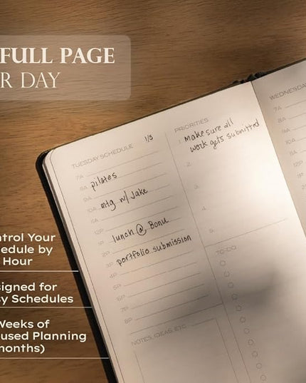 Anecdote 2026-2027 Planner: A Monthly, Weekly & Daily Planner with Calendar | 8.5" x 5.2" | Hardcover To-Do List Organizer, Planning Your Success, Start Anytime, Achieve Productivity Goals (Dutch Blue)