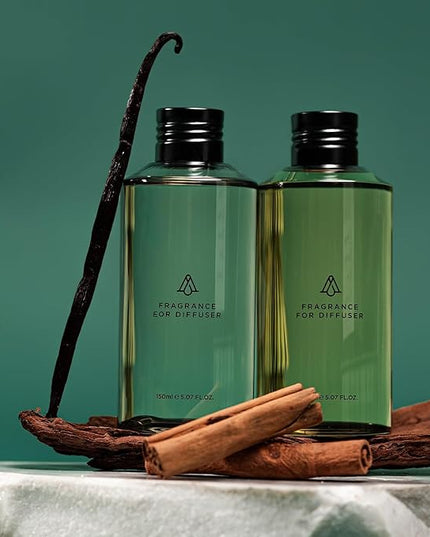 AromaPlan Hotel Scents Cinnamon Sticks 5 Fl Oz (148ml), Luxury Home and Hotel Fragrance Diffuser Oil for Aromatherapy - USA Made, Bigger Bottle, Bolder Aroma & Longer Lasting