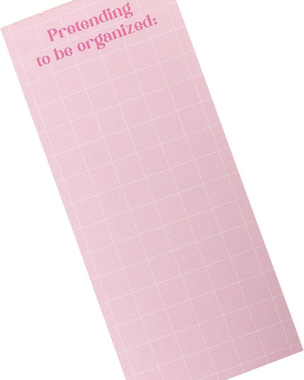 Graphique Pretend Magnetic Notepad, 100 Tear-Away Sheets for Grocery, Shopping & To-Do Lists, Writing Pad for Fridge, Kitchen, Office