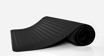 Safe Step Anti-Fatigue Floor Mat, Vinyl, 4'x6', Black (24040603BLK)