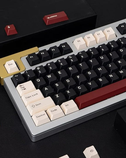Sumgsn Keycaps 163 Keys Cherry Profile Doubleshot Rome Keycap Set Fit for Alice Keyboard 61/64/87/104/108 Cherry Mx Switches Mechanical Keyboard