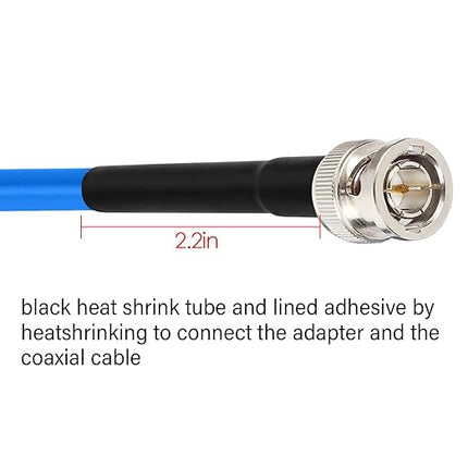 XRDS -RF 15FT SDI Cable, 3G/6G-SDI Cable BNC Digital Video Cables 75 Ohm RG59 BNC Male Cables for 3G/6G HD SDI Monitor Video Recorder Converter Splitter Security Camera