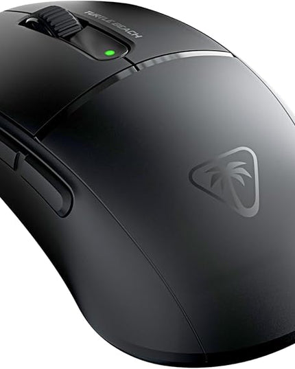 Turtle Beach Burst II Air Wireless Gaming Mouse - 47g Ultra Lightweight, Optical Switches, 26000 DPI Optical Sensor, 120-hour Rechargeable Battery, Symmetrical Design, Bluetooth, USB-C Cable – Black