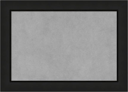 Amanti Art Black Framed Magnetic Board 15x21 Small Vision Board for use with Magnets, 100% Metal Sheet to Display Items as Office Decor or for Home Organization in mudroom, Kitchen or Kids Room
