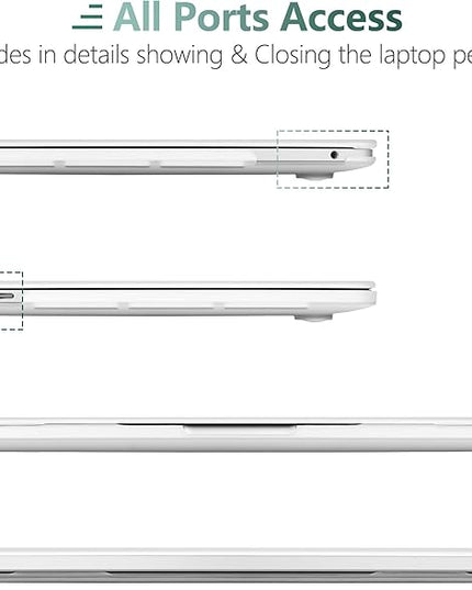 DONGKE Compatible with MacBook Pro 13 inch Case 2024 2023-2020 Release A2338 M2/M1 A2251 A2289 with Retina Display & Touch ID, Plastic Hard Shell & Keyboard Cover & Screen Film - Fluid Art X255