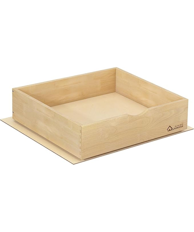 WelFurGeer Soft Close Pull Out Drawers for Kitchen Cabinets, 23" W x 21" D Pull Out Cabinet Organizer, Smooth Slide-Out Shelves for Kitchen Cabinets, Space-Saving Pullout Drawer for Home Organization