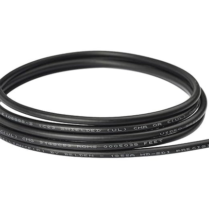 Superbat 3G 6G SDI Cable 6ft Right Angle BNC Male to Male Belden 1855A Cable 75 Ohm Thin Short Camera Wire for HD SDI Converter Camera CCTV Monitor Video Switcher Splitter etc 2-Pack