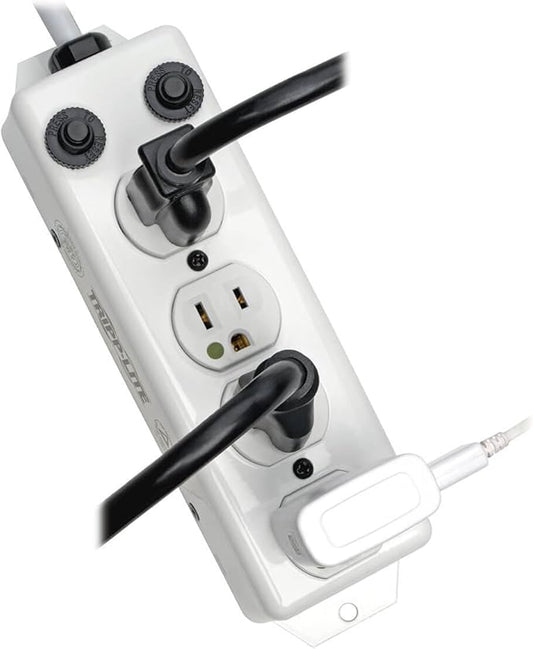 Tripp Lite Safe-IT Medical-Grade Power Strip, 4 15A Hospital-Grade Outlets, 2ft. Cord, UL 1363A (PS-402-HG-OEM)