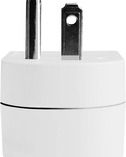 Single Surge Protector Plug, Grounded Outlet Wall Tap Adapter with Indicator Light, 1 Outlet,245J/125V, ETL, White, 3Pack