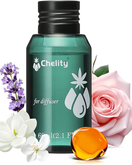 Chelity Hotel Diffuser Oil, 2.1 Fl Oz (60ml),Home Luxury Aroma & Hotel Fragrance Diffuser Oils-Hotel Diffuser Oil for Aromatherapy, Compatible with Waterless Ultrasonic Diffusers(2.1,Baccarat Rouge)