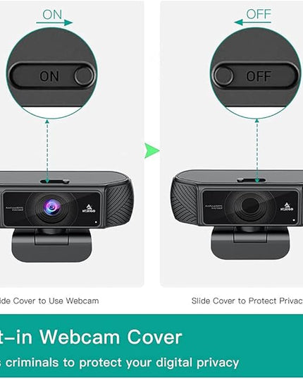 NexiGo N680 1080P Business Webcam with Microphone, Software and Privacy Cover, AutoFocus, Streaming USB Web Camera, for Online Class, Zoom Meeting Skype Facetime Teams, PC Mac Laptop Desktop