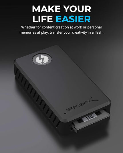 SABRENT Thunderbolt 3 & USB 3 Type C to CFexpress Card Reader (CR-T3CF)