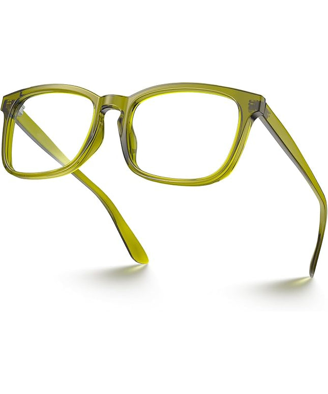 VISOONE Blue Light Blocking Glasses Square with Anti Computer Glare for Gaming Women and Men MONTANA