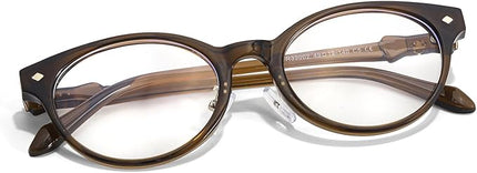 IGnaef Blue Light Blocking Glasses for Women, Oval Frame Bluelight Glasses for Gaming/Computer/Screen BL6216