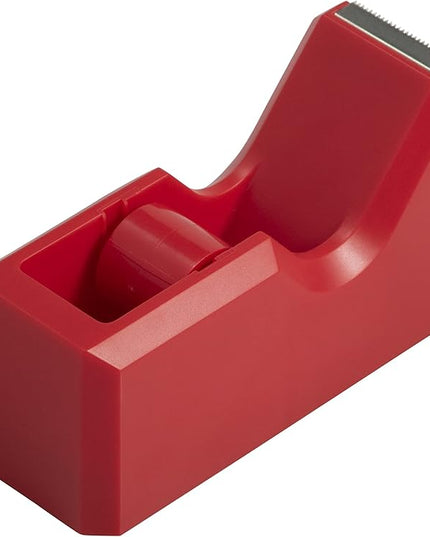 JAM PAPER Colorful Desk Tape Dispensers - Red - Sold Individually