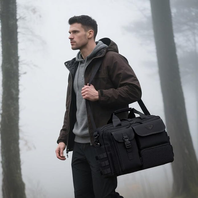 Stypos Tactical Messenger Bag Briefcase for Man Military Laptop Bag 14 Inch/15.6 Inch /17.3 Inch Messenger Shoulder Work Bag