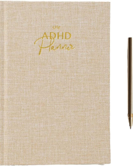 The ADHD Planner for Adults - Undated Daily & Weekly ADHD Journal for Disorganized People, 90 Days - Habit Tracker, Record Emotions & Mood - Academic Goals - Structure & Focus for Adults Brains