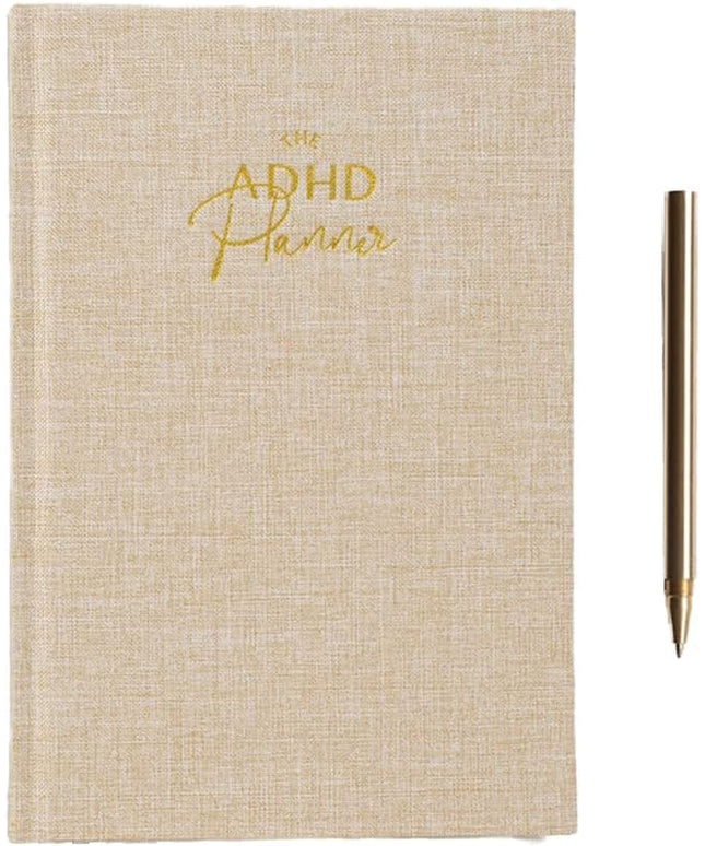 The ADHD Planner for Adults - Undated Daily & Weekly ADHD Journal for Disorganized People, 90 Days - Habit Tracker, Record Emotions & Mood - Academic Goals - Structure & Focus for Adults Brains