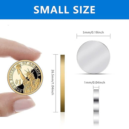 TRYMAG 280Pcs 5x1mm Small Strong Neodymium Magnets, Tiny Rare Earth Round Fridge Magnets for Whiteboard, Office, DIY, Science, Photo - Come with a Storage Case