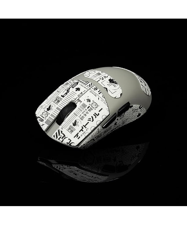 Grip Tape for Lamzu Atlantis Maya - Anti-Slip,Enhanced Control, Sweat Resistance,Improves FPS Gaming Grip & Mouse Protection [Pre-Cut] EVA White 0.5mm