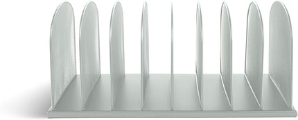 Safco Onyx Desk Organizer with 8 Vertical Sections, File Organizer for Home, Office, Classroom & More, Steel Mesh Construction
