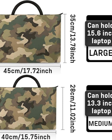 Hsnar 15.6 Laptop Case Briefcase Handbag with Accessory Pocket Slim Laptop Bag Laptop Sleeve