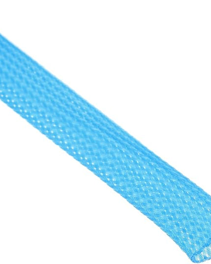 uxcell PET Expandable Sleeving 25ft 1/2" Sky Blue Cable Management Sleeve Cord Organizer for Wrap Protect Cable