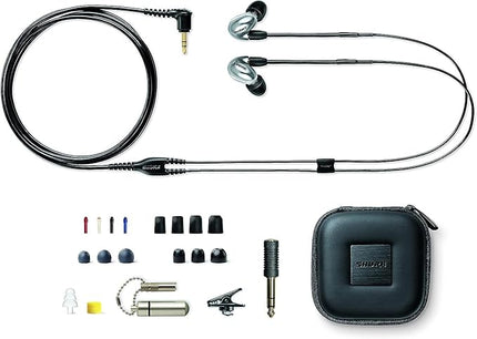 Shure SE846 PRO Gen 2 Wired Sound Isolating Earphones, High-End in-Ear Earbuds with Four Hi-Def Drivers, Customizable Sound Filters, Gray (SE846-GR+2)