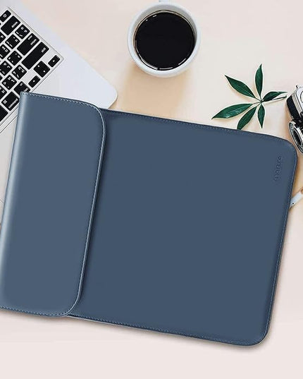 MOSISO Laptop Case 13 inch, 13 inch Laptop Sleeve Compatible with MacBook Air M4 M3 M2 M1 2025-2018 / Pro M2 M1 2025-2016, Faux Suede Leather Case with Small Bag, Peacock Blue